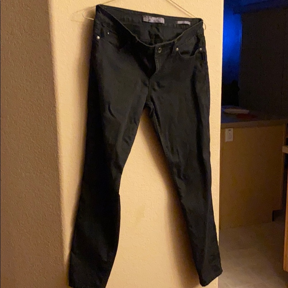 Guess black stretch jeans.